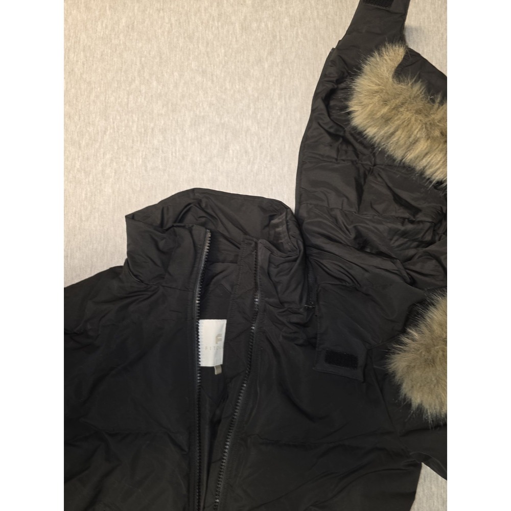 Fitouch Waukee Polyester Long Size M Black 750+ Fill Power Parka Coat - Picture 6 of 10